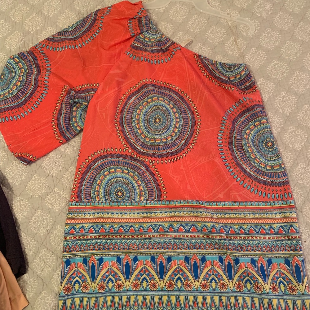 One shoulder dress